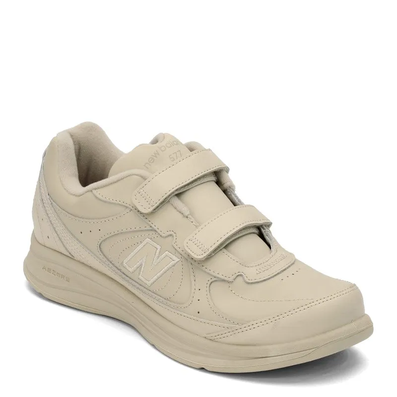 Men's Walking 577 Beige Hook and Loop Walking Shoe