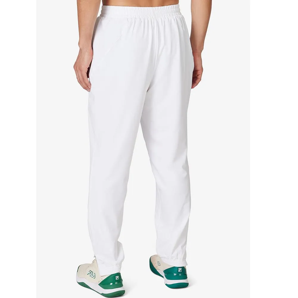 Men's Woven Court Tennis Track Pant White