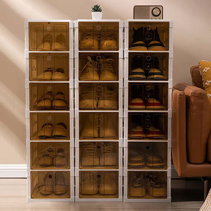 Multi- Layer Foldable Stackable Shoe Rack