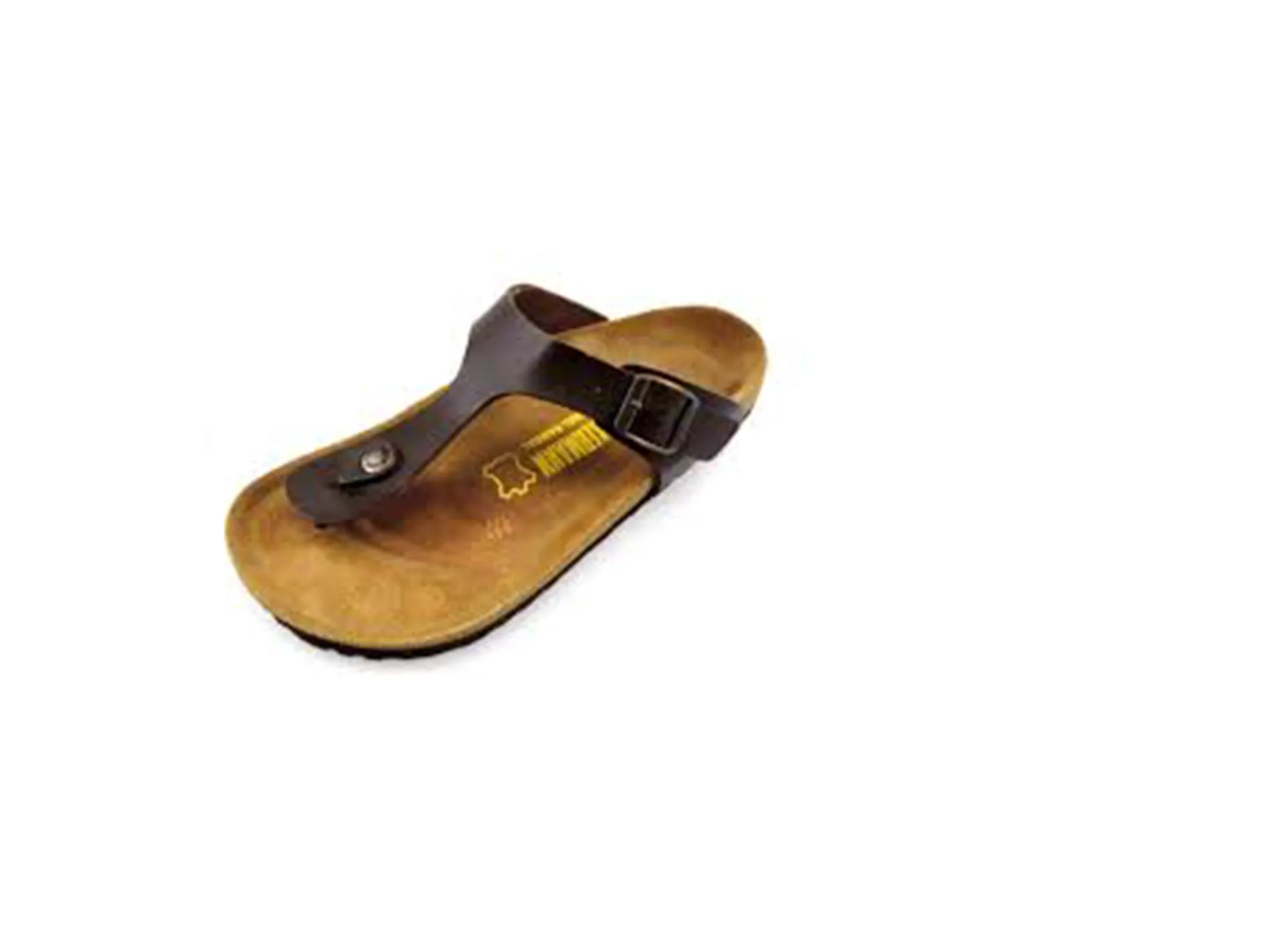 Neckermann Leather Thong Shoe Brown