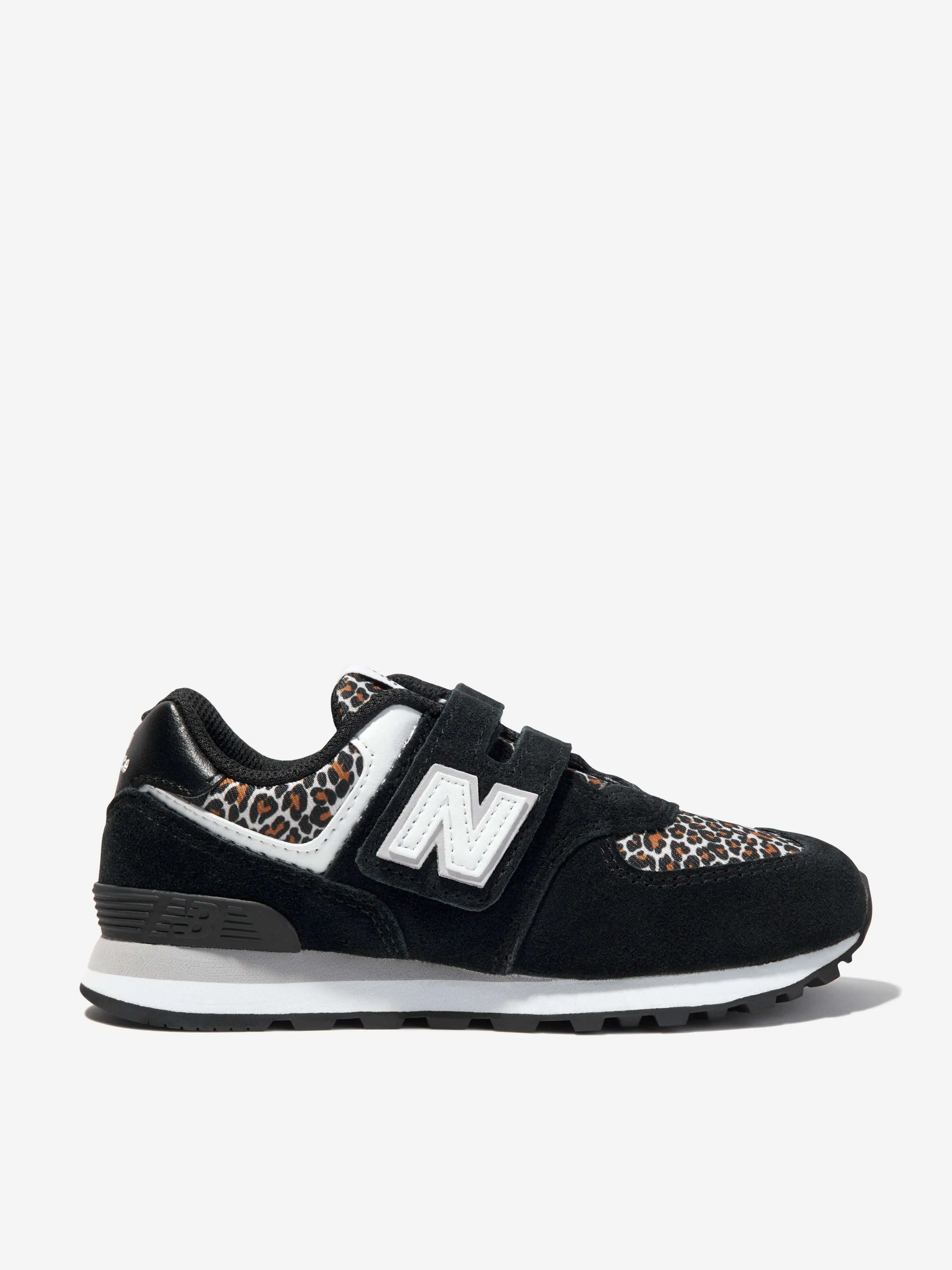 New Balance Kids 574 Animal Print Pre Velcro Trainers