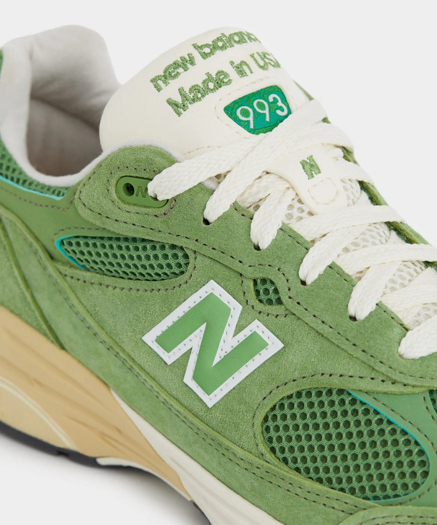 New Balance Made in USA 993 in Chive Green