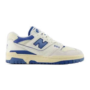 New Balance Men's 550 Shoes - Sea Salt / Blue Agate