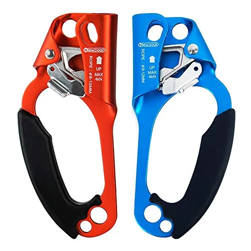 NewDoar Left&Right Hand Ascender CE Certified(Orange Left&Blue Right)