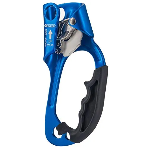 NewDoar UIAA & CE Certified Right Hand Ascender for 8~12MM Rope - Pro Blue