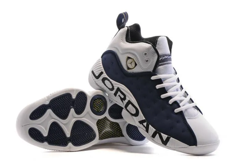 Nike Air Jordan Jumpman Team II White/Navy/Black Shoes Basketball Men !!! CYBER MONDAY SALE !!!