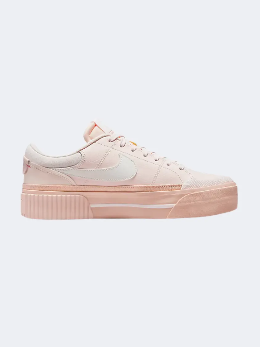 Nike Court Legacy Lift Women Lifestyle Espadrilles Pink Desert