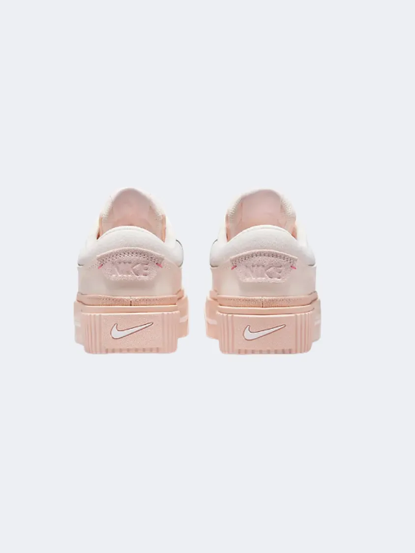 Nike Court Legacy Lift Women Lifestyle Espadrilles Pink Desert