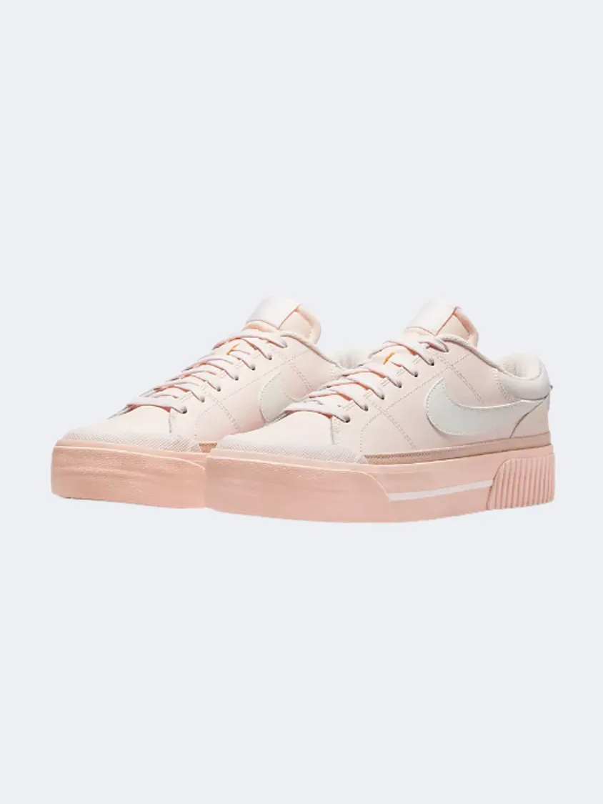 Nike Court Legacy Lift Women Lifestyle Espadrilles Pink Desert