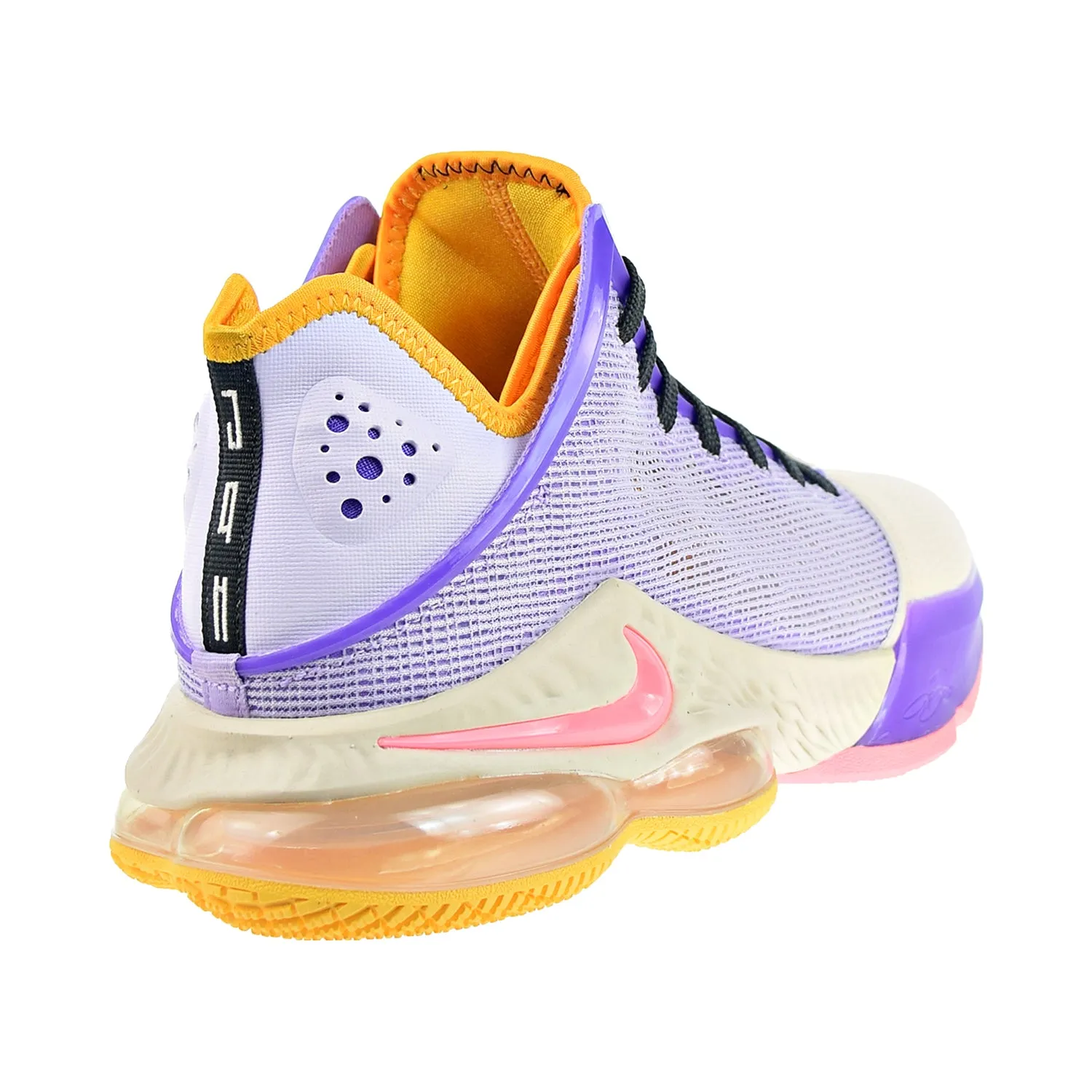 Nike LeBron 19 XIX Low "Mismatch" Men's Shoes Lilac-Dark Smoke Grey