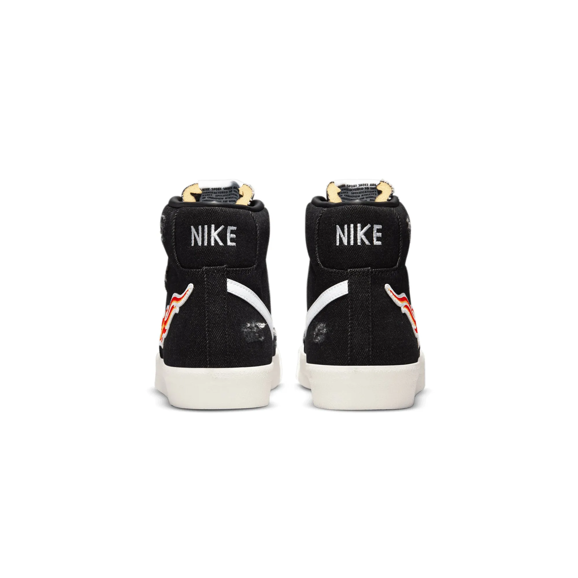 Nike Mens Blazer Mid '77 Shoes 'Black/Multi'