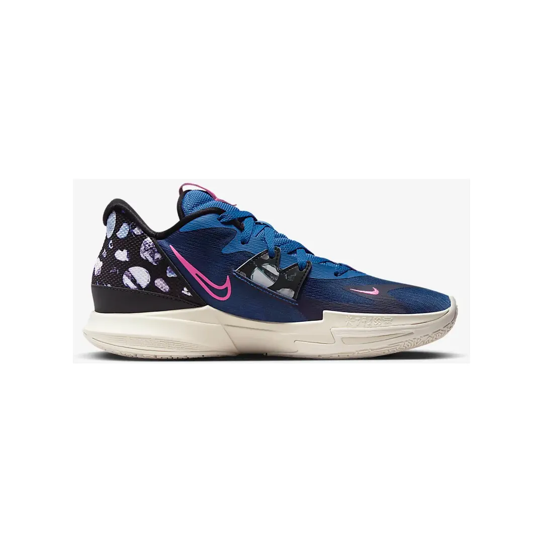 Nike Men's Kyrie Low 5 Shoes - Dark Marina Blue / Black / Viotech / Pinksicle