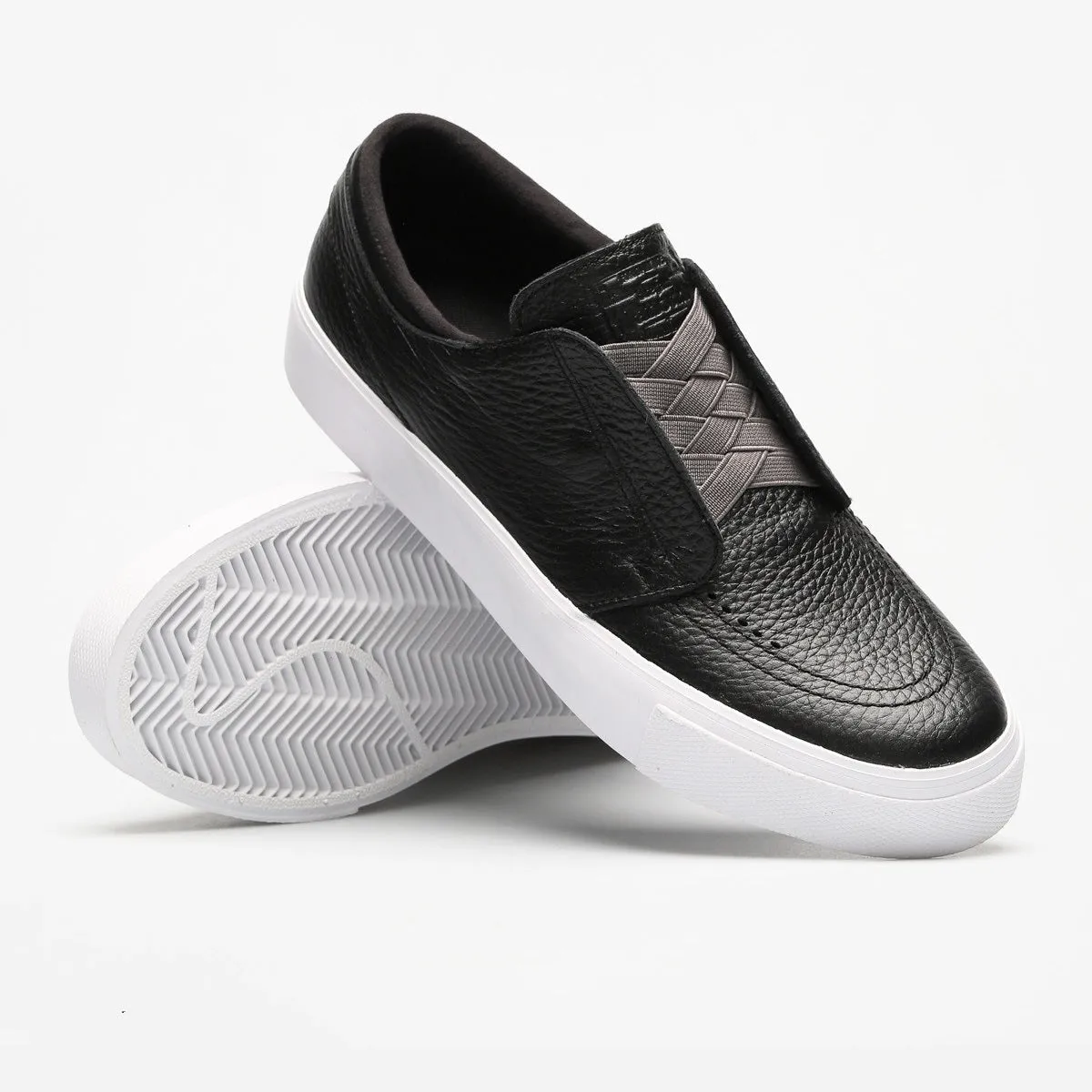 Nike Shoes SB Zoom Janoski HT Slip-On - Black/Black Gunsmoke-White