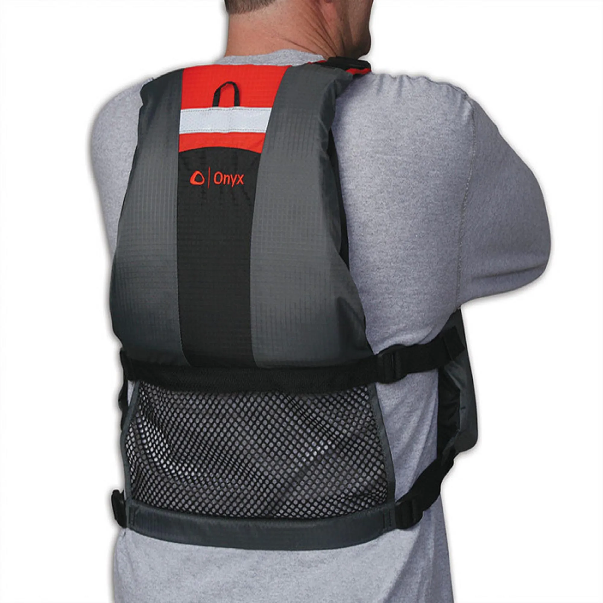 Onyx Movevent Dynamic Adjustable Life Jacket PFD w Pocket Adult User >90lb