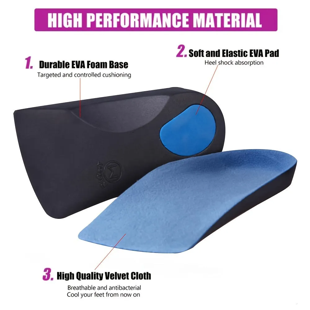 Plantar Fasciitis Insoles High Arch Support for Running  Walking