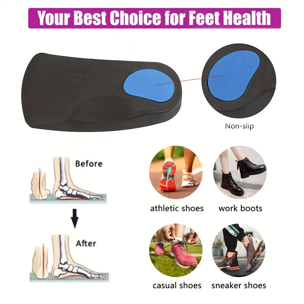 Plantar Fasciitis Insoles High Arch Support for Running  Walking