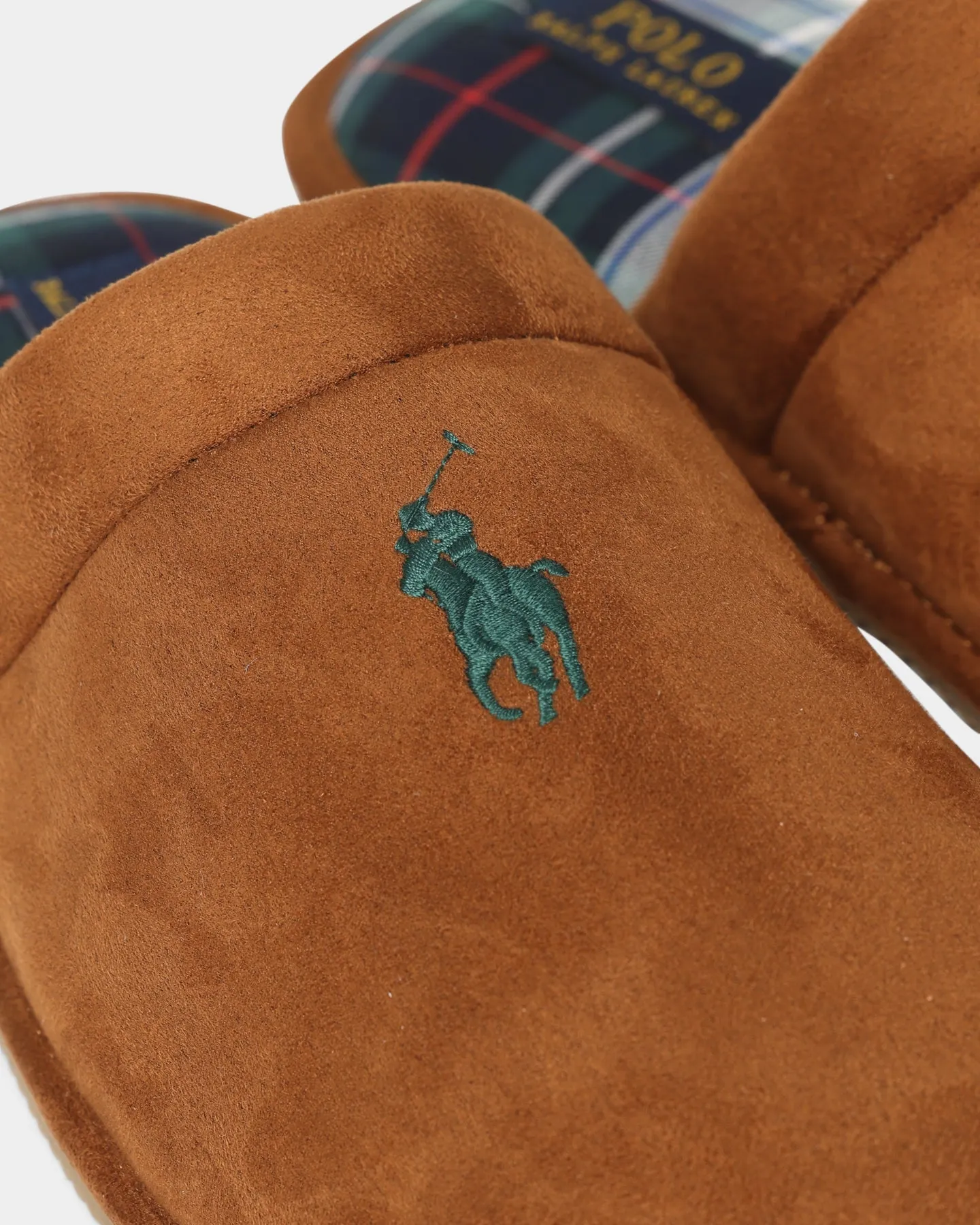 Polo Ralph Lauren Klarence Slippers Wheat/Plaid