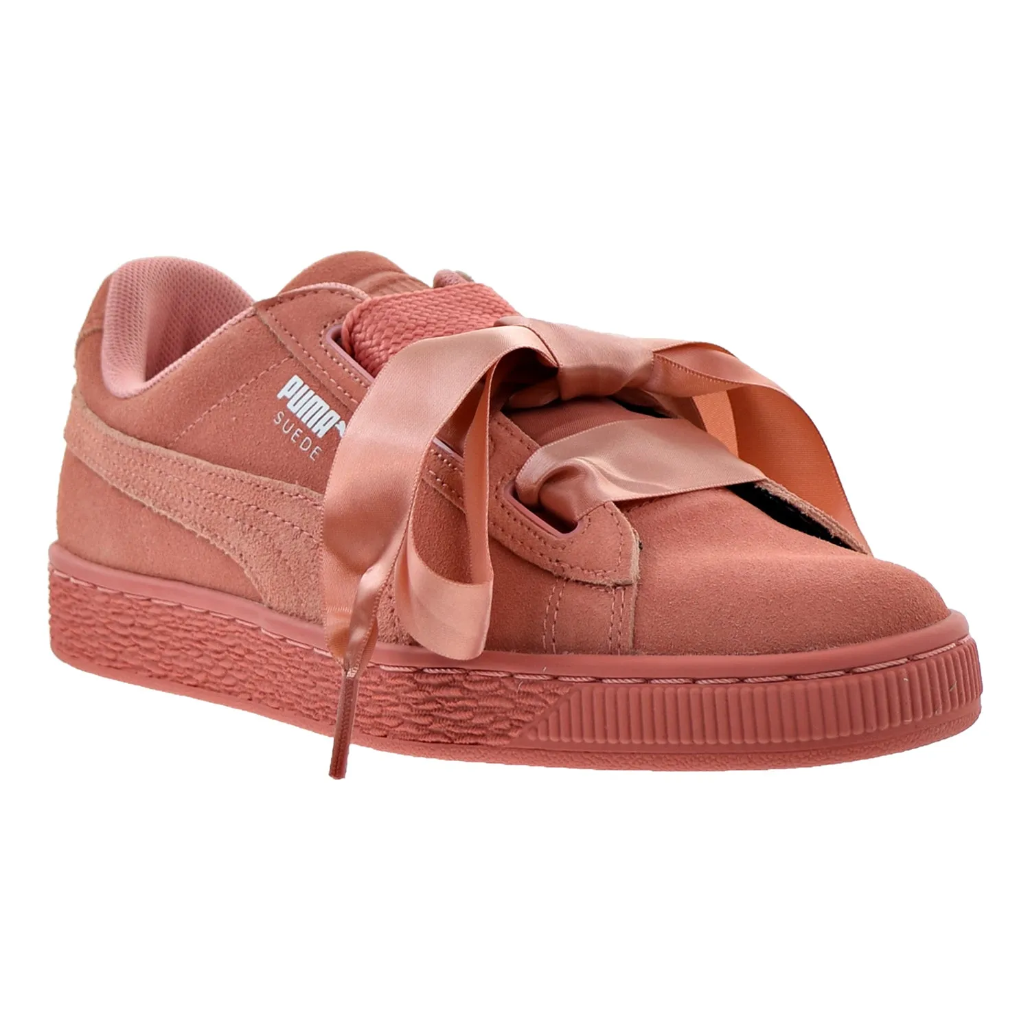 Puma Suede Heart Junior Big Kids Shoes Desert Flower/Puma White