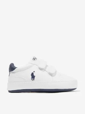 Ralph Lauren Baby Boys Heritage Court II Trainers in White