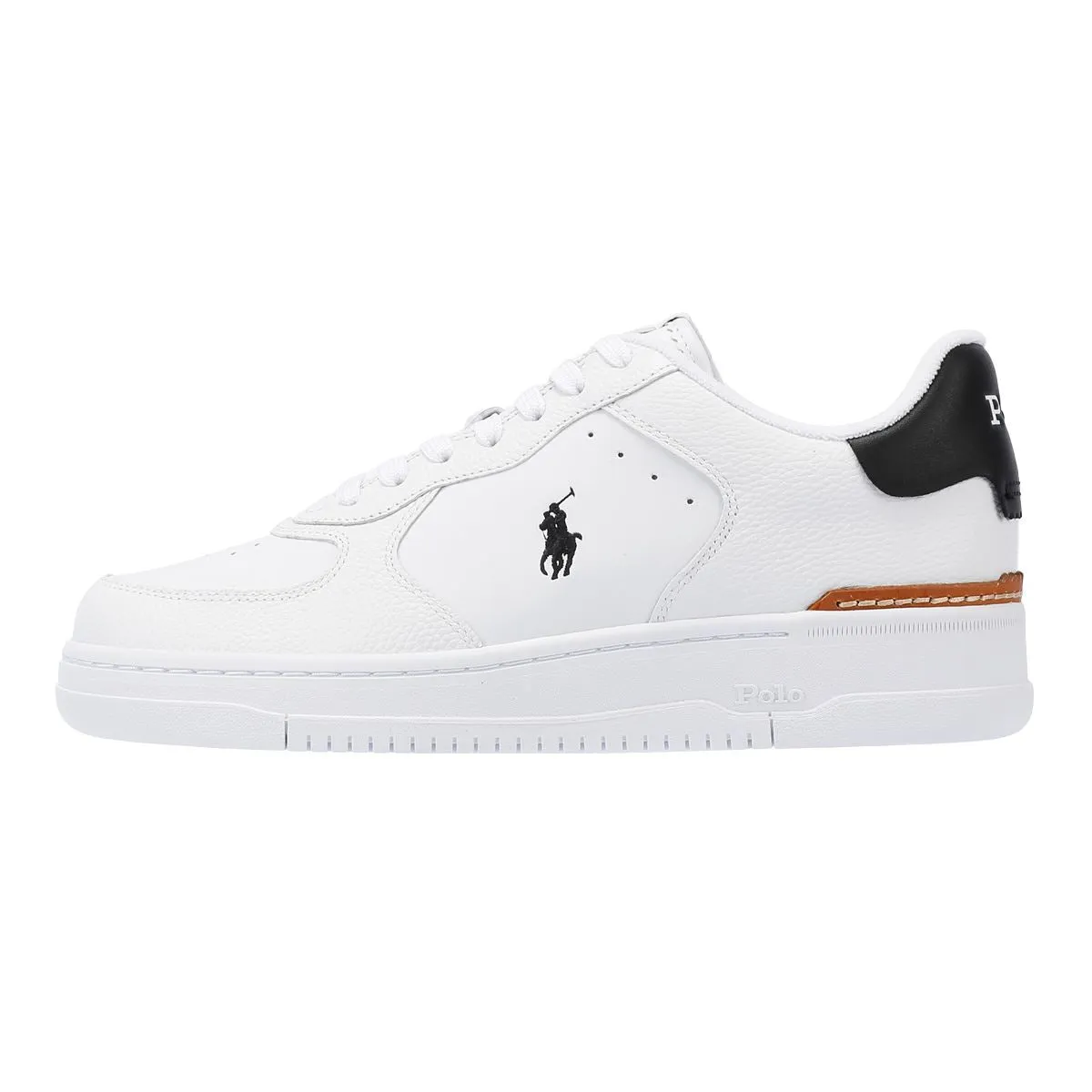 Ralph Lauren Masters Court Low White/Black Trainers