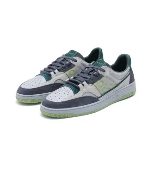 Rare Rabbit Men's Volga Light Green Plain Shoes