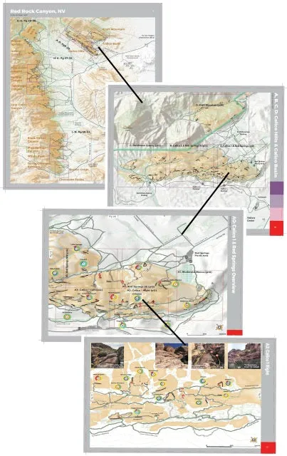 Red Rock Canyon - A Climber's Map