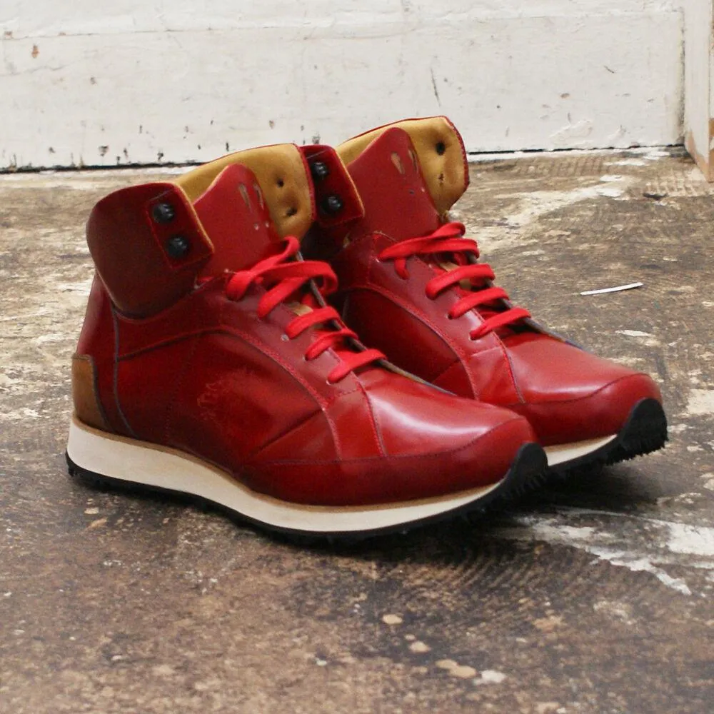 Red 'Vonnegut' Trainers