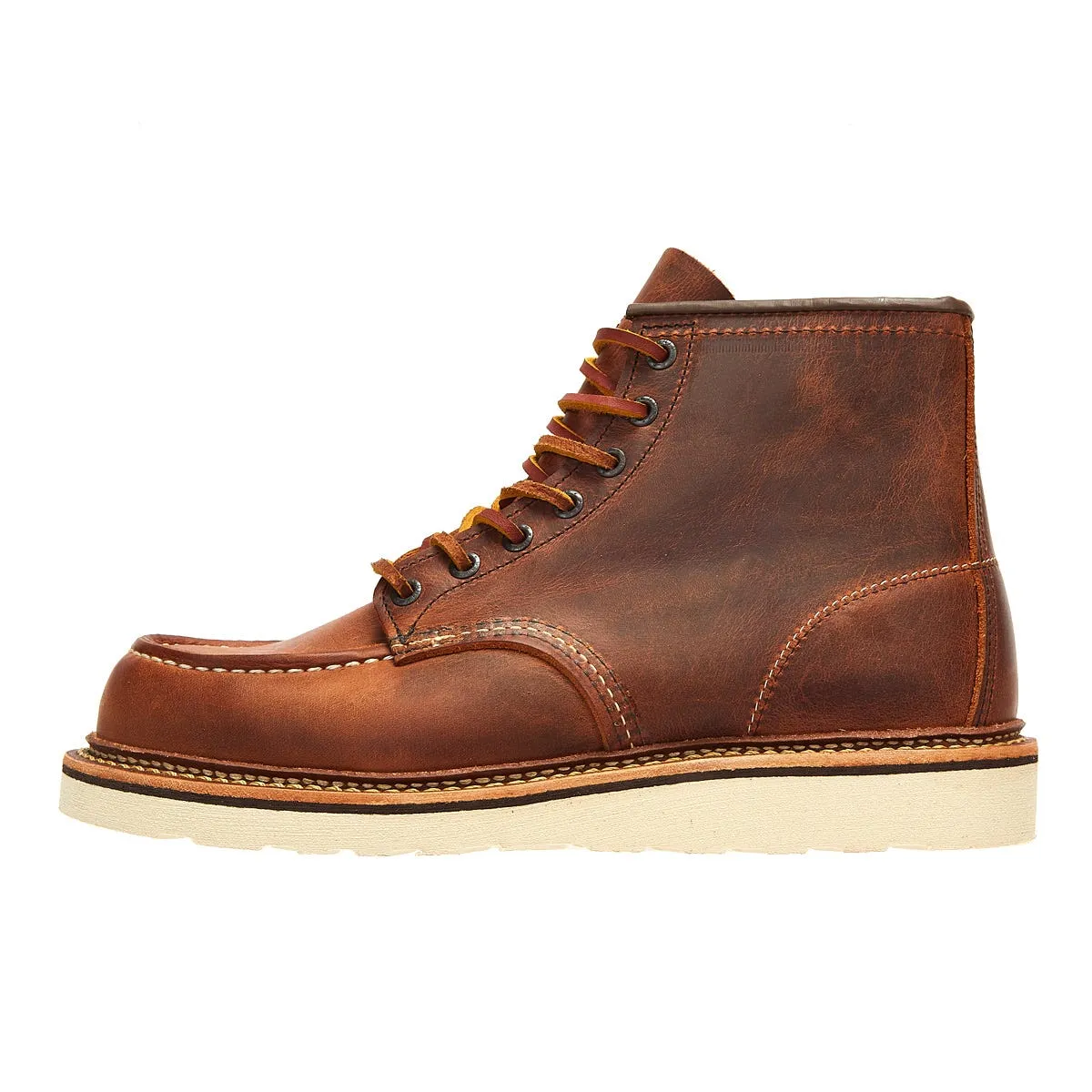 Red Wing Shoes Classic Moc Toe R&T Mens Copper Brown Boots