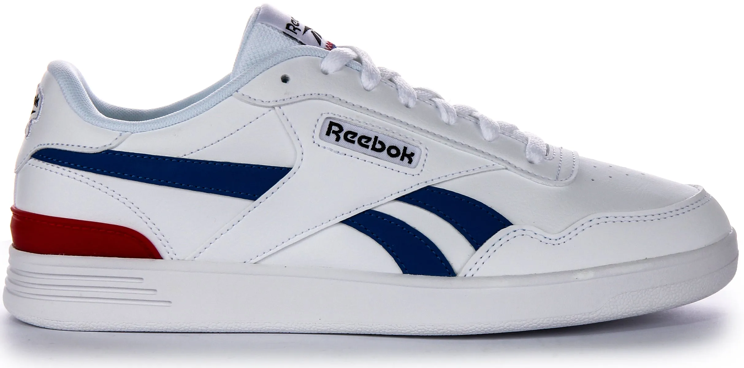 Reebok Court Advance Court In White Blue Red