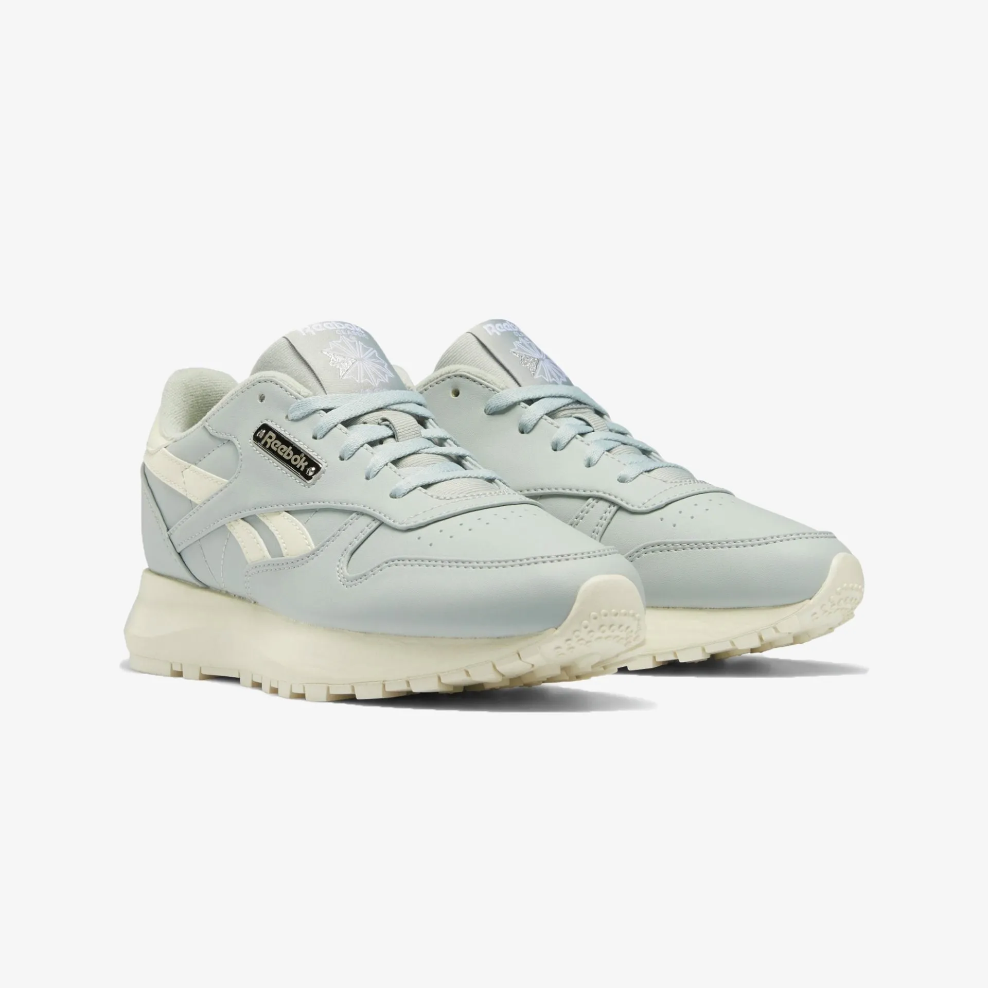 Reebok | WMN'S CLASSIC LEATHER SP  { SEA SPRAY / CLASSIC WHITE