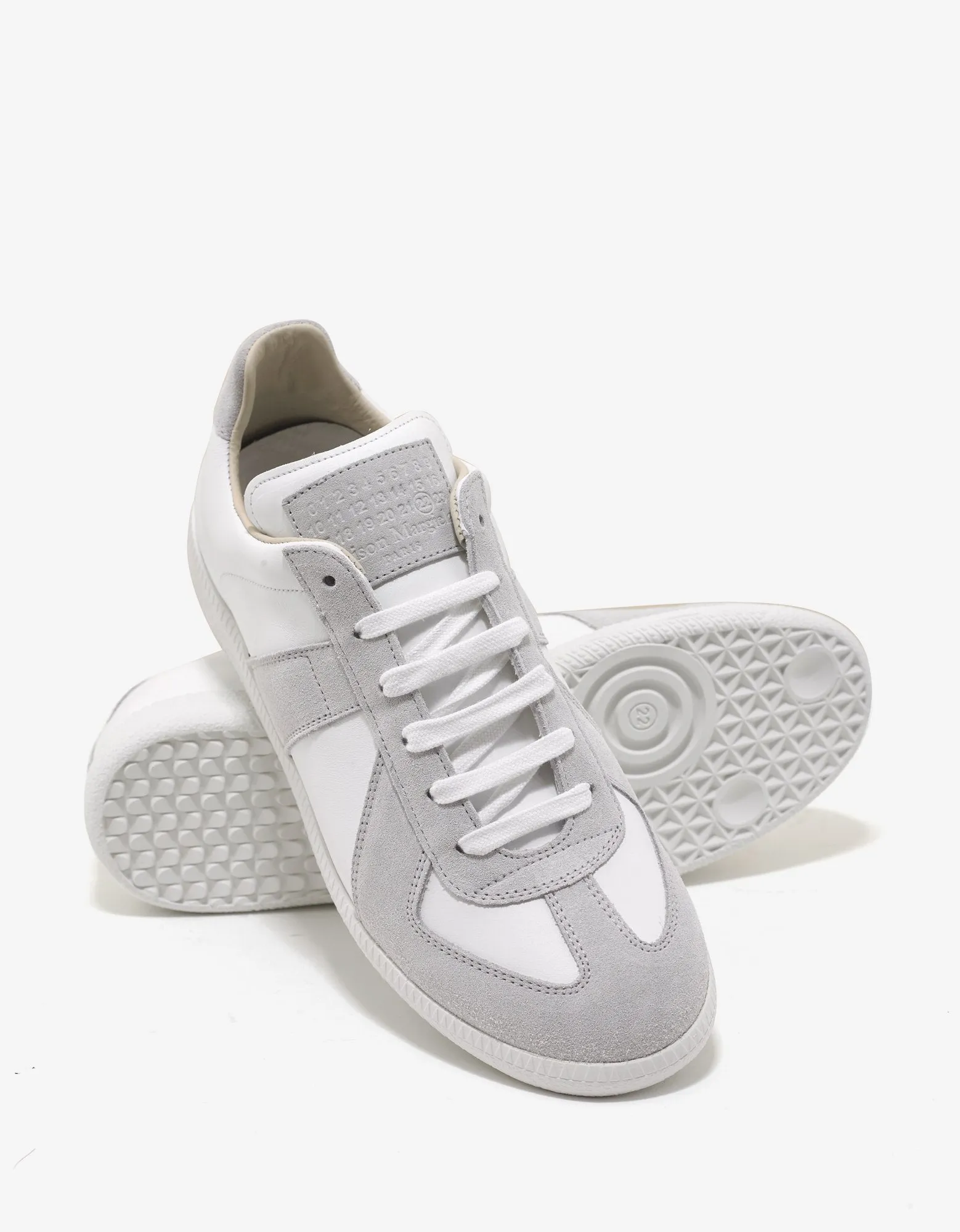 Replica White Low Trainers