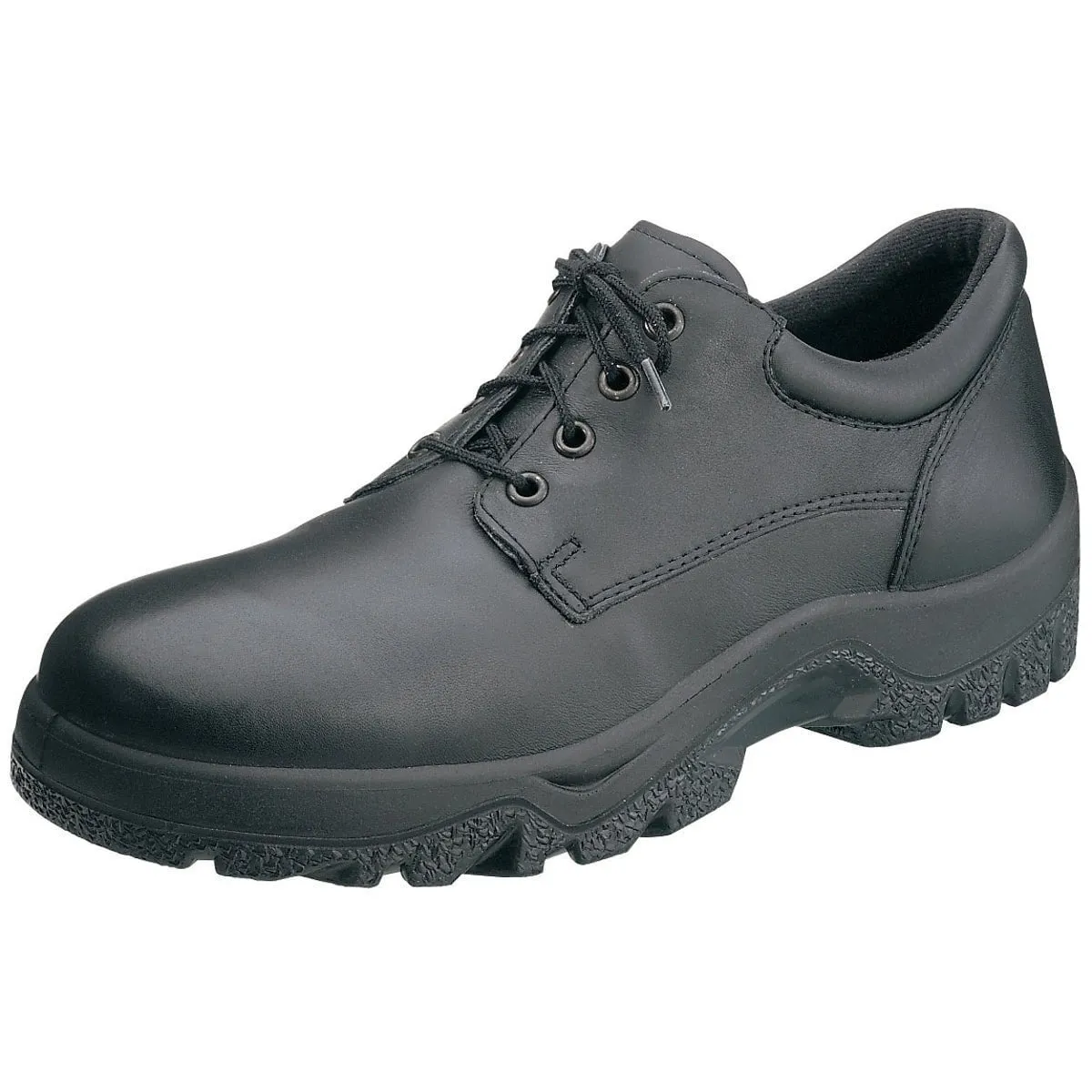 Rocky TMC Mens Black Leather Postal Duty Plain Toe Oxford Shoes