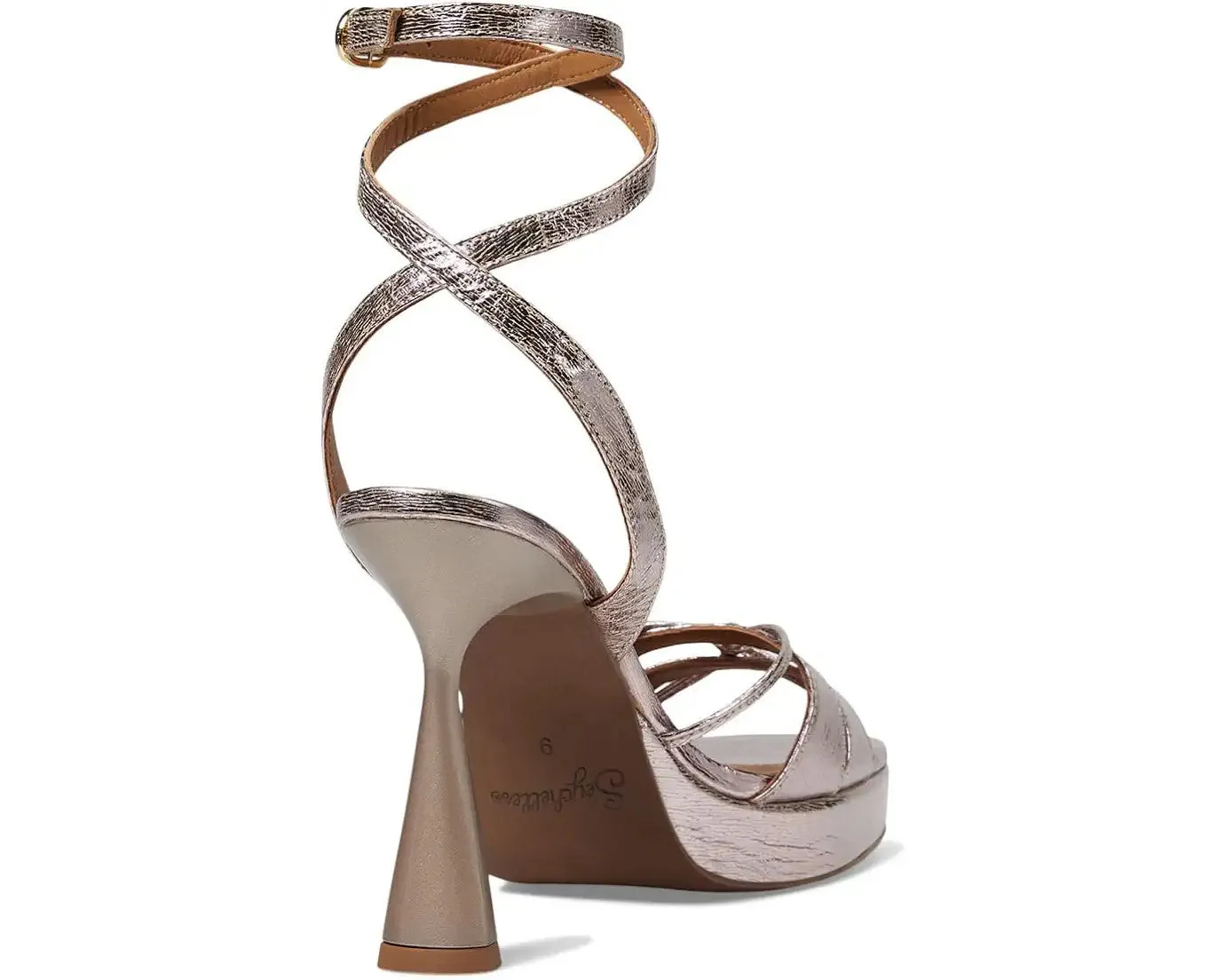 Seychelles Sweet Nothings Heels in Morganite Metallic