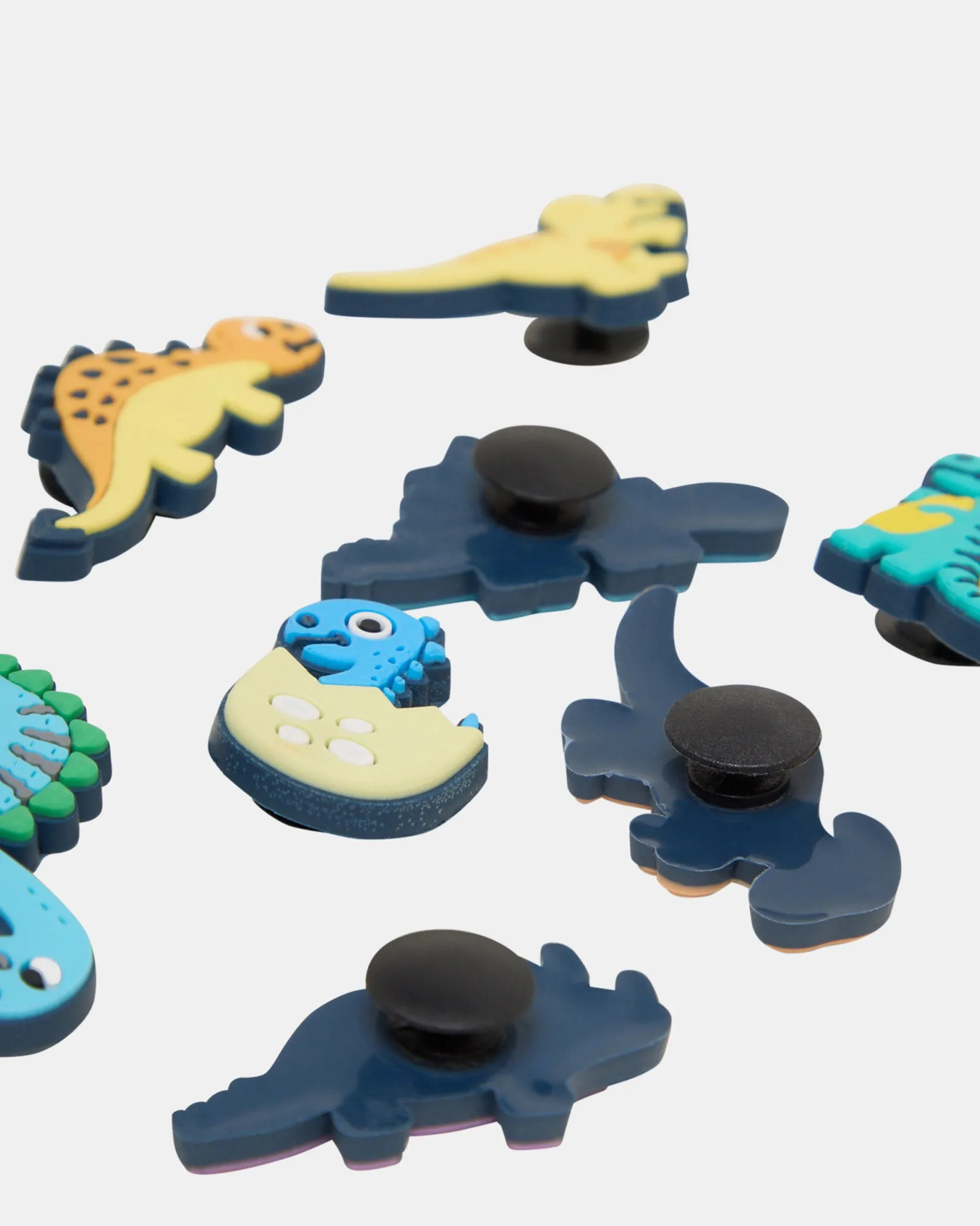 Shoe Charm 8 Pack Dino Blue Multi