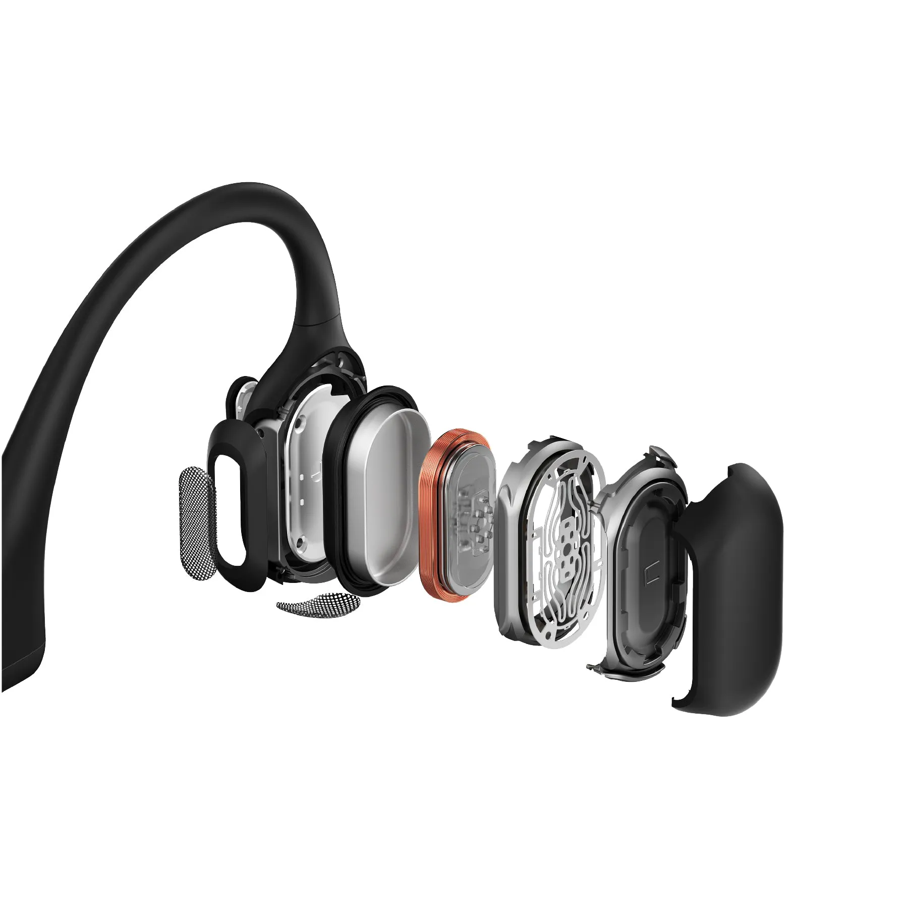 Shokz Openrun Pro Headphones Wired & Wireless Ear-Hook Sports Black