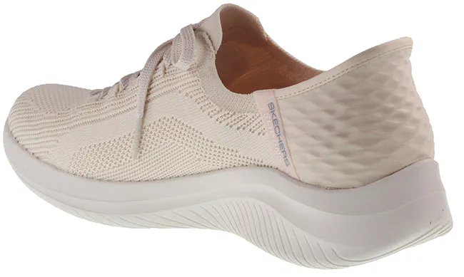 Skechers Trainers Womens Skechers Slip-ins Ultra Flex 3.0 Natural