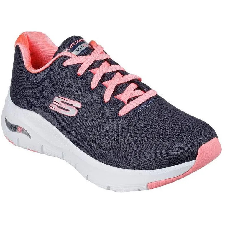 Skechers Womens Trainer Arch Fit Big Appeal Navy/Coral