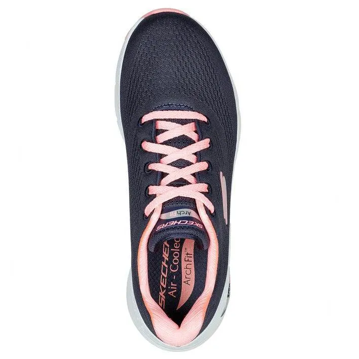 Skechers Womens Trainer Arch Fit Big Appeal Navy/Coral