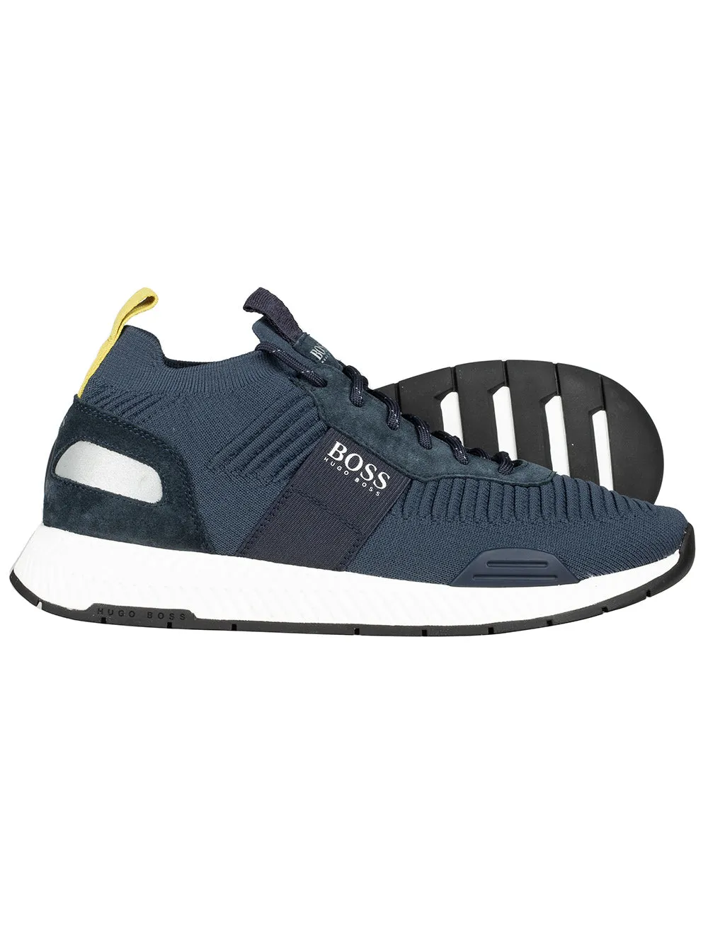 Sock Trainers With Knitted Repreve® Uppers Navy