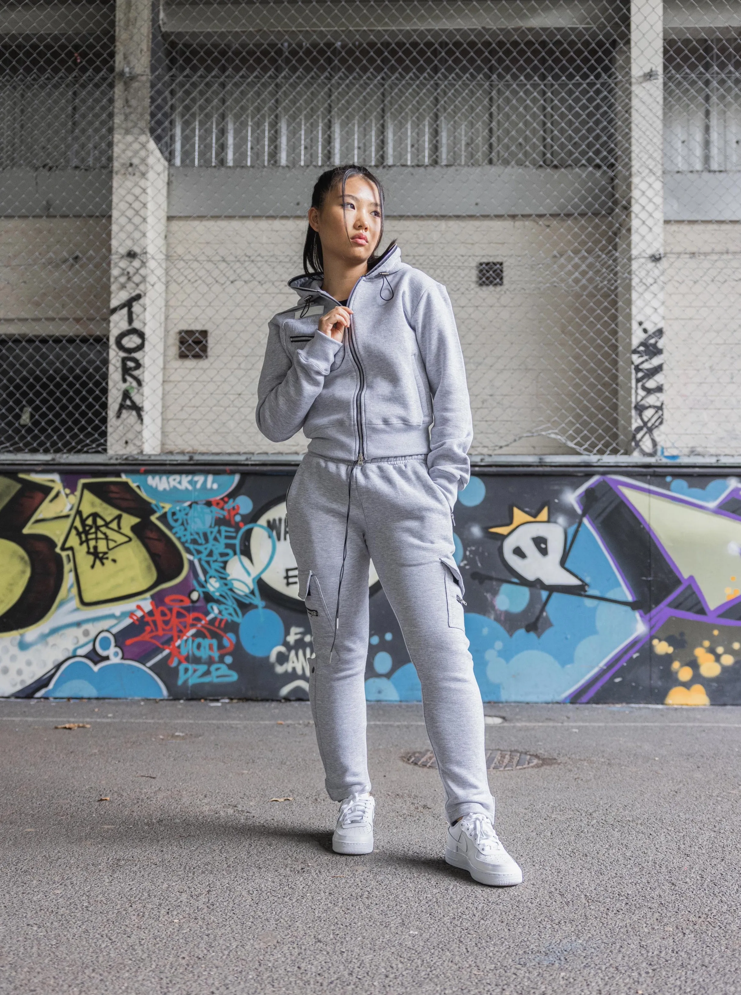 Sole et. Al Women's Warm-Up Tracksuit : Grey