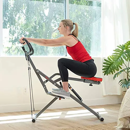 Sunny Health & Fitness Row-N-Ride PRO™ Squat Assist Trainer - SF-A020052