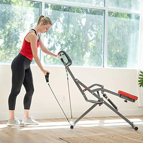 Sunny Health & Fitness Row-N-Ride PRO™ Squat Assist Trainer - SF-A020052