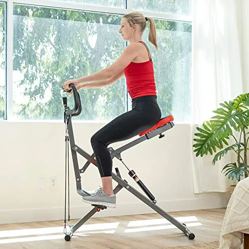 Sunny Health & Fitness Row-N-Ride PRO™ Squat Assist Trainer - SF-A020052