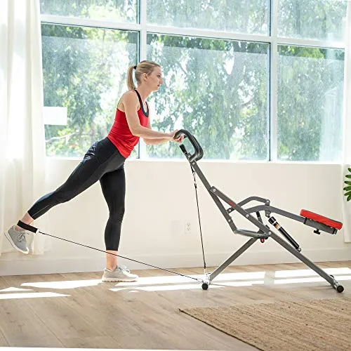 Sunny Health & Fitness Row-N-Ride PRO™ Squat Assist Trainer - SF-A020052