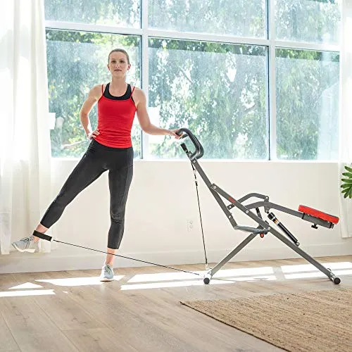 Sunny Health & Fitness Row-N-Ride PRO™ Squat Assist Trainer - SF-A020052