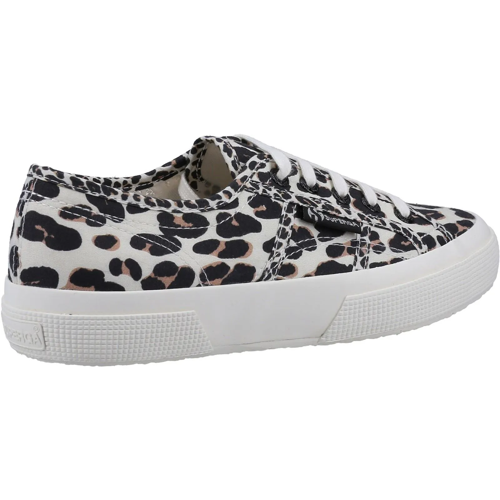 Superga 2750 Light Leopard Print Cotton Women's Light Beige Leopard Trainers