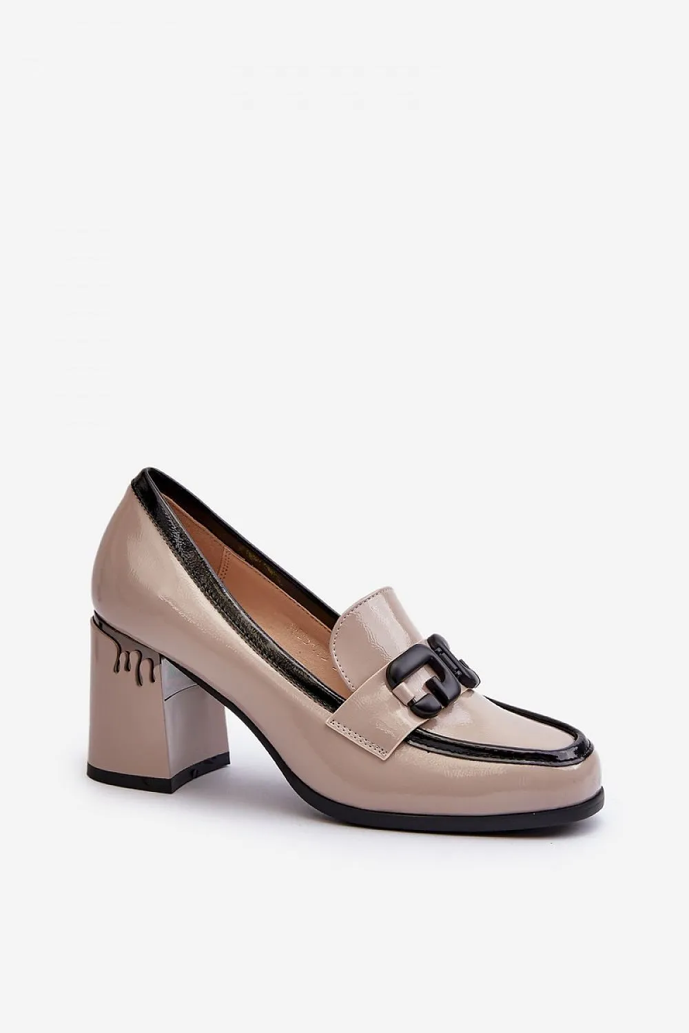 TEEK - Dripped Heeled Link Shoes