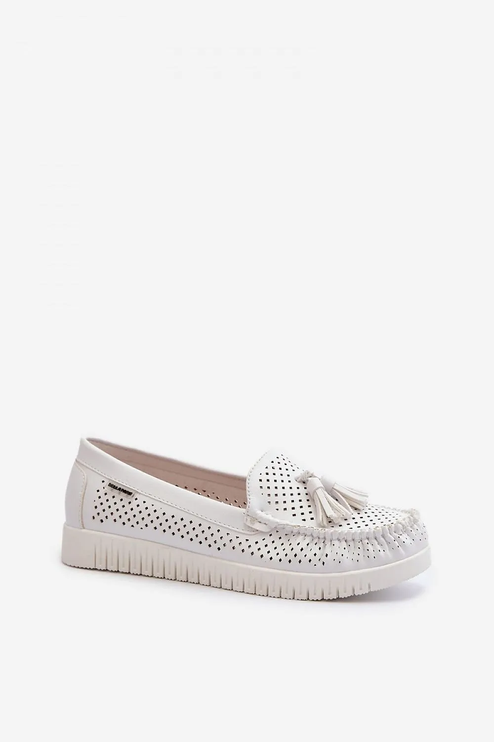 TEEK - Tassel Poked Mesh Moccasin Loafers