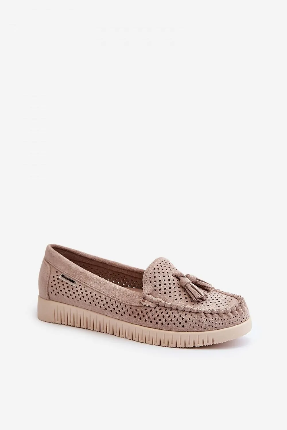 TEEK - Tassel Poked Mesh Moccasin Loafers