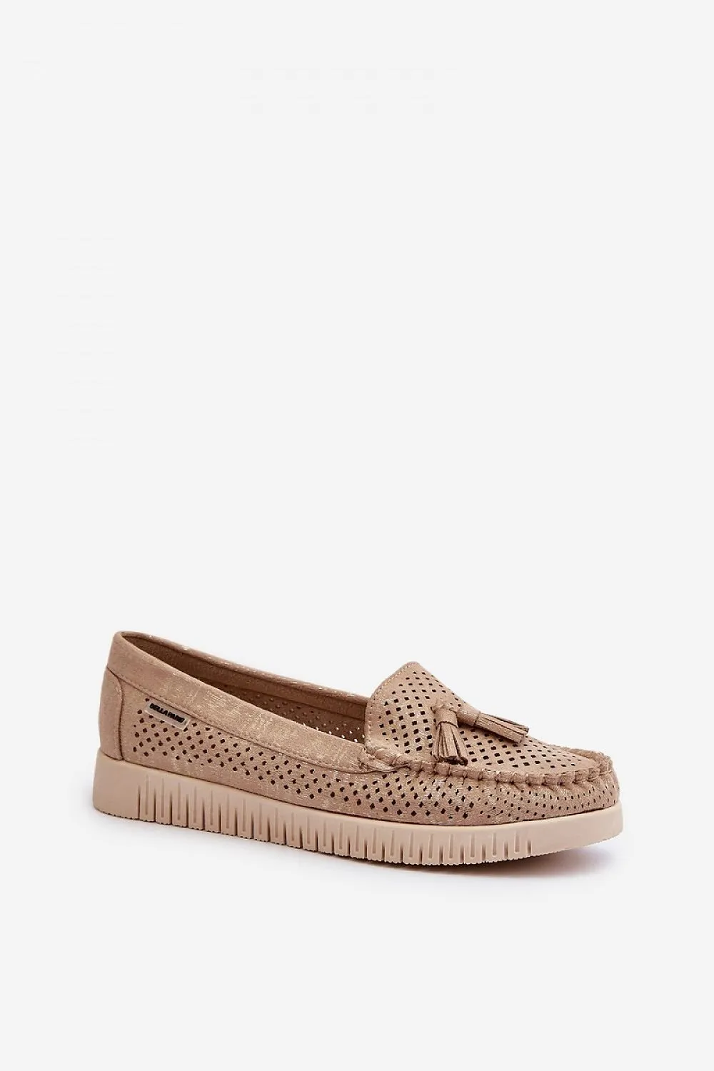 TEEK - Tassel Poked Mesh Moccasin Loafers